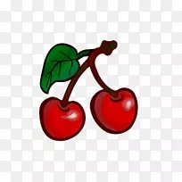 樱桃果剪贴画-樱桃果-空若网 樱桃果剪贴画-樱桃果-空若网