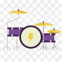 矢量手绘架子鼓PNG免费下载-空若网 矢量手绘架子鼓PNG免费下载-空若网