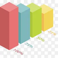 彩色立方体数据图-空若网 彩色立方体数据图-空若网