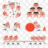 学校运动会插画-空若网 学校运动会插画-空若网