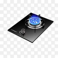 黑色单个煤气灶设计素材-空若网 黑色单个煤气灶设计素材-空若网