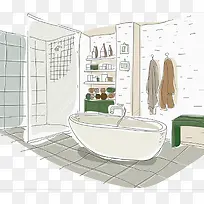 家居装修插画-空若网 家居装修插画-空若网