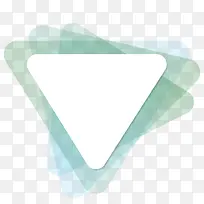 矢量蓝色三角形装饰-空若网 矢量蓝色三角形装饰-空若网