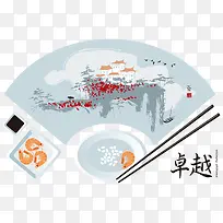 中国风食物素材矢量-空若网 中国风食物素材矢量-空若网