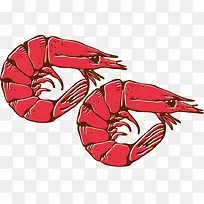 大虾png矢量素材-空若网 大虾png矢量素材-空若网