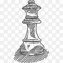 线条手绘棋子-空若网 线条手绘棋子-空若网