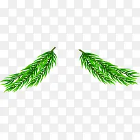 绿色松树树枝造型-空若网 绿色松树树枝造型-空若网