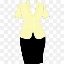 黄色西装服饰图-空若网 黄色西装服饰图-空若网