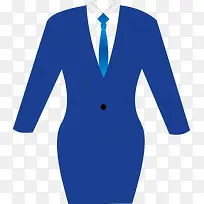 女性蓝色套装图-空若网 女性蓝色套装图-空若网