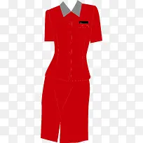短袖红色裙子图-空若网 短袖红色裙子图-空若网