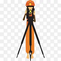 矢量图测量的工人-空若网 矢量图测量的工人-空若网