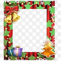 圣诞节红色方形边框-空若网 圣诞节红色方形边框-空若网