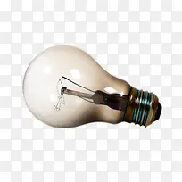 白色立体电器坏掉的灯泡产品实物-空若网 白色立体电器坏掉的灯泡产品实物-空若网