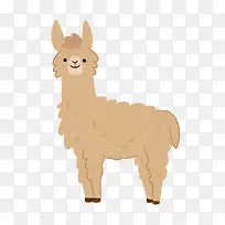 侧面的草泥马免抠素材-空若网 侧面的草泥马免抠素材-空若网