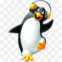 可爱萌物企鹅促销海报-空若网 可爱萌物企鹅促销海报-空若网