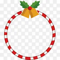 铃铛装饰圣诞节边框-空若网 铃铛装饰圣诞节边框-空若网