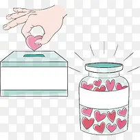 将爱心投入捐赠箱-空若网 将爱心投入捐赠箱-空若网