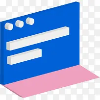 2.5D网页数据立体图标-空若网 2.5D网页数据立体图标-空若网