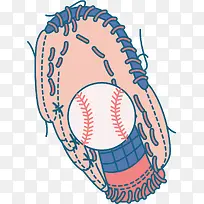 残损的竞技专业棒球手套-空若网 残损的竞技专业棒球手套-空若网