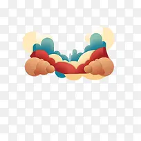 2019年春节新年装饰素材扁平化喜庆-空若网 2019年春节新年装饰素材扁平化喜庆-空若网