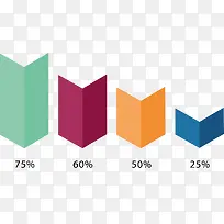 彩色办公科技商务图表-空若网 彩色办公科技商务图表-空若网