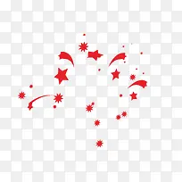 矢量红色立体星星素材-空若网 矢量红色立体星星素材-空若网