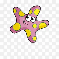 卡通星星紫色黄点-空若网 卡通星星紫色黄点-空若网
