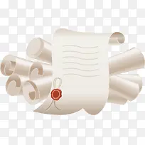 卷子png矢量素材-空若网 卷子png矢量素材-空若网