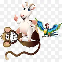 卡通动物-空若网 卡通动物-空若网