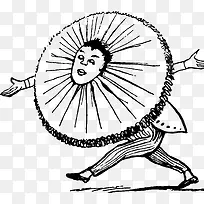 速写插画素材矢量-空若网 速写插画素材矢量-空若网