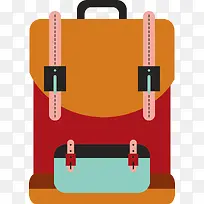 矢量彩色书包素材-空若网 矢量彩色书包素材-空若网