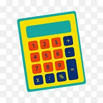 矢量彩色计算器素材-空若网 矢量彩色计算器素材-空若网