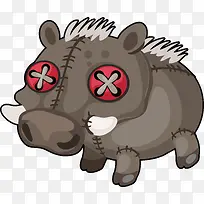 毛绒玩具野猪PNG-空若网 毛绒玩具野猪PNG-空若网