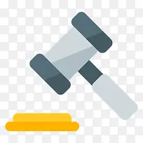 灰色扁平化锤子元素-空若网 灰色扁平化锤子元素-空若网