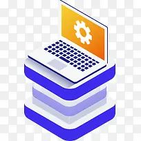 商务2.5D矢量科技插画-空若网 商务2.5D矢量科技插画-空若网