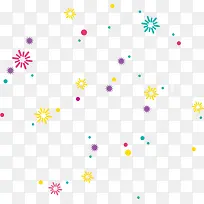 唯美多彩雪花-空若网 唯美多彩雪花-空若网