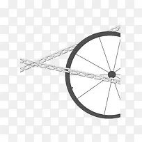 卡通链子车轮装饰图案-空若网 卡通链子车轮装饰图案-空若网