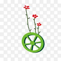 有轮子的花-空若网 有轮子的花-空若网