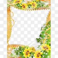 边框花朵相框素材-空若网 边框花朵相框素材-空若网