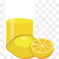 柠檬杯子矢量图-空若网 柠檬杯子矢量图-空若网