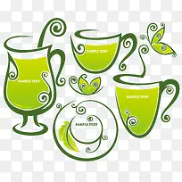 杯子剪影-空若网 杯子剪影-空若网