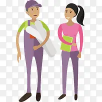 谈话场景矢量-空若网 谈话场景矢量-空若网