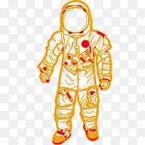太空服矢量素材-空若网 太空服矢量素材-空若网