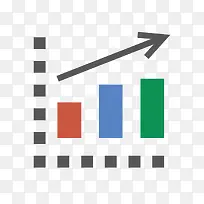 上升趋势的数据图标-空若网 上升趋势的数据图标-空若网