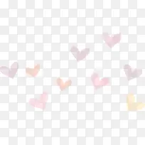 小清新多彩爱心-空若网 小清新多彩爱心-空若网