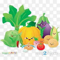 卡通蔬菜合集-空若网 卡通蔬菜合集-空若网
