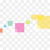 彩色方块漂浮-空若网 彩色方块漂浮-空若网
