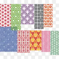 复古无缝连接花纹图案矢量素材-空若网 复古无缝连接花纹图案矢量素材-空若网