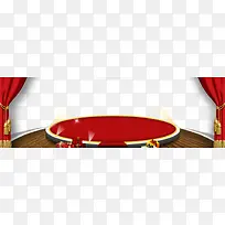 圆形展台海报背景-空若网 圆形展台海报背景-空若网