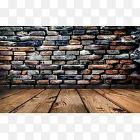墙壁地板彩色砖头壁纸海报背景-空若网 墙壁地板彩色砖头壁纸海报背景-空若网